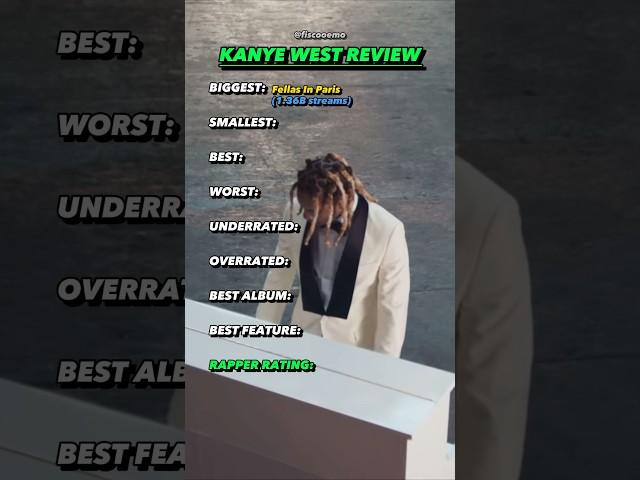 Kanye West Review #kanyewest #rap #hiphop #review