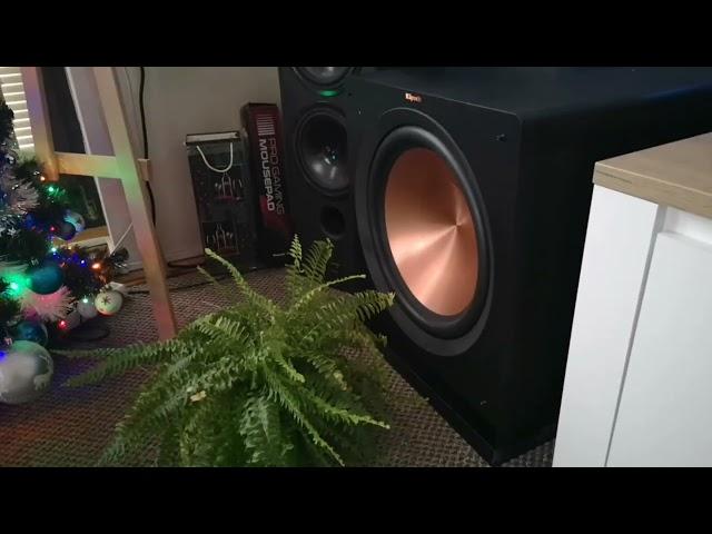 Subwoofer Klipsch R115 SW in action! bass test.