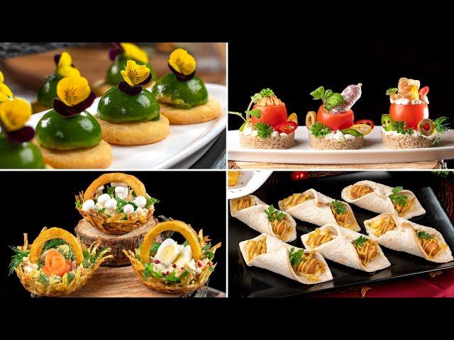 TOP 10 Mini Appetizers That Steal the Show! Party Food Inspiration. Perfect Bite-Sized Appetizers