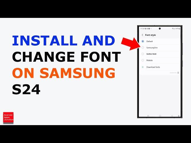 How to change Font on Samsung | Install New Font and change Font on Samsung