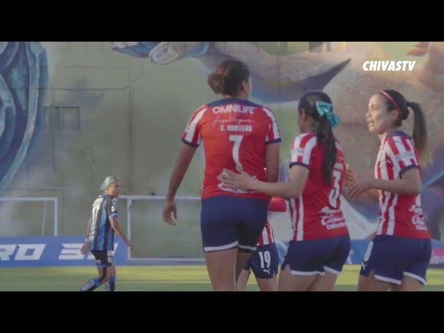 Los goles de Casandra Montero y 'Licha Cervantes' en el Chivas Femenil vs Querétaro | Clausura 2022