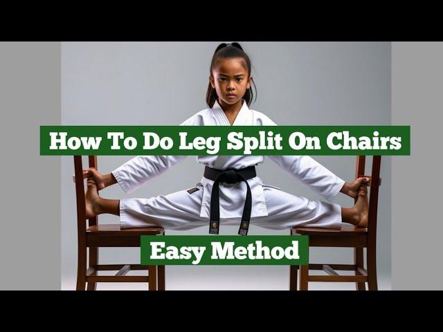 How To Do Leg Split On Chair | Leg Stretching On Chairs | Easy Method for beginners | Exercise