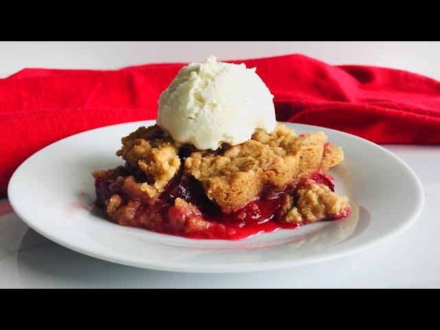 Plum Crumble | Easy To Make Plum Crumble | Summer Desserts