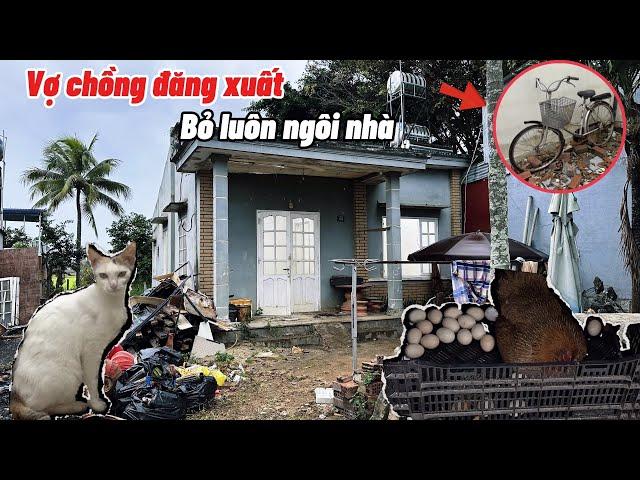 Lạnh người Vợ Chồng “ Đăng Xuất “ bỏ lại ngôi nhà không ai dám ở còn chiếc xe đạp