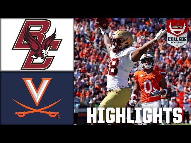 Boston College Eagles vs. Virginia Cavaliers | Full Game Highlights | ESPN College Football