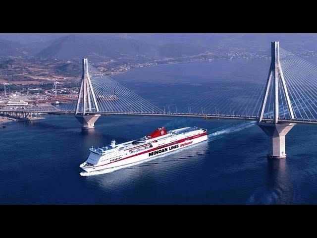 Review of Ferry Italy Greece Minoan Lines Ancona - Patras Паром Италия - Греция взгляд изнутри