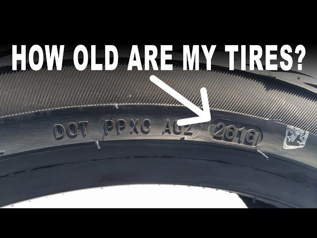 How old are my tires?  // How to check tire age