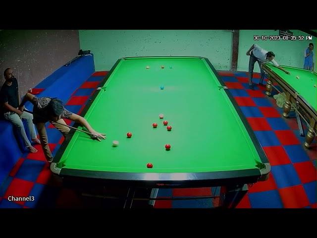 Khizar Aziz clearance of 85 at Gulf Snooker Club, Karachi.