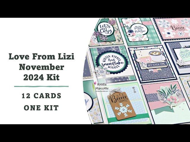 Love From Lizi | November 2024 Kit | 12 Cards 1 Kit