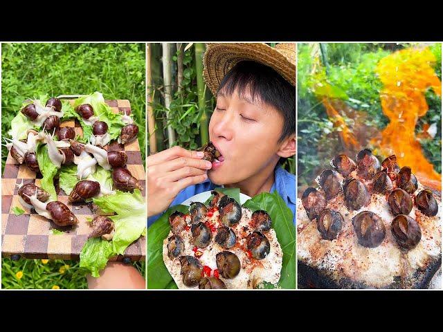 A big crocodile fell from the sky |Chinese Mountain Forest Life And Food #MoTiktok #Fyp