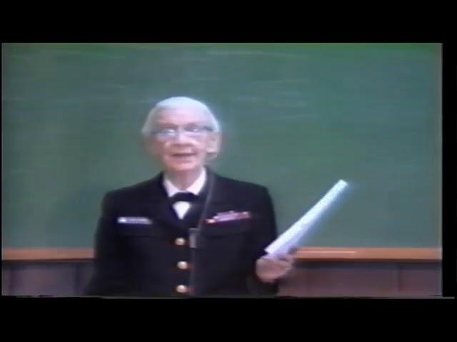 Rear Admiral Grace Hopper's famous MIT Lecture