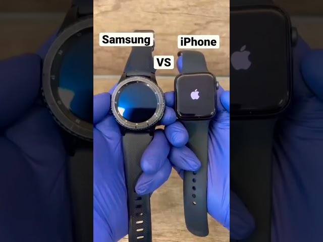 Samsung watch & Apple watch comparison #applewatch #samsungwatch3 #smartwatch #watchcommunity