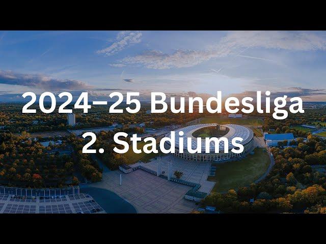 2024–25 Bundesliga 2. Stadiums