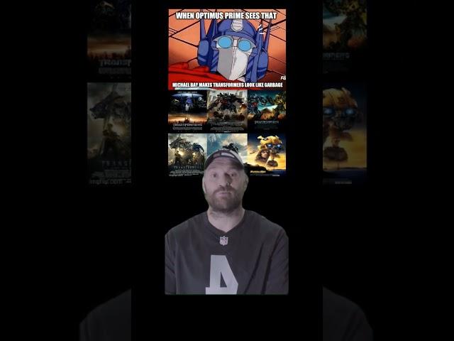 What Optimus Prime thinks of Bay Verse #transformers #shorts #comedy