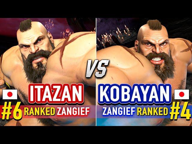 SF6  ITAZAN (#6 Ranked Zangief) vs KOBAYAN (#4 Ranked Zangief) & NARUO (#2 Ranked Terry) 