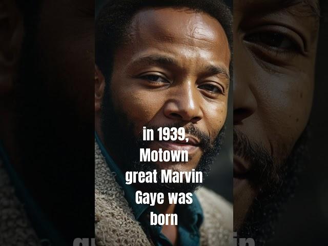 On April 2, 1939, Motown great Marvin Gaye was born #shorts