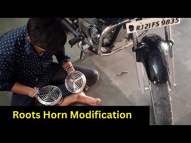 How To Install Roots Horn In Splendor+ All Bike At Home #splendor #splendormodified