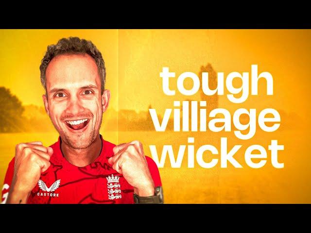 Can I Score My First 100 On A TOUGH Village Cricket Pitch?