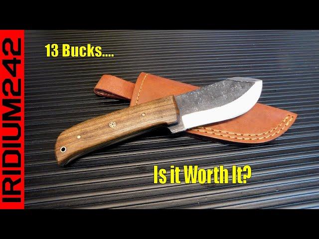 13 Bucks? Rite Edge Hand Forged Carbon Steel Knife - Good Deal Or Fail?