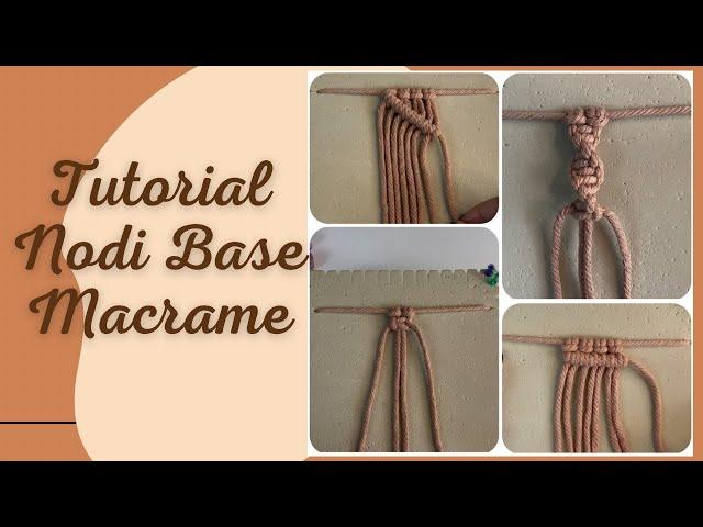 Tutorial semplicissimo per imparare i NODI BASE del Macrame