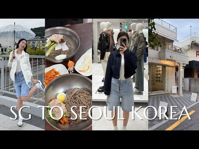 SG TO SEOUL KOREA: shopping at hannamdong & exploring apgujeong, cafes in seoul, mini haul [VLOG]