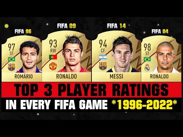 TOP 3 Football Players In Every FIFA Game!  FIFA 96 - FIFA 22