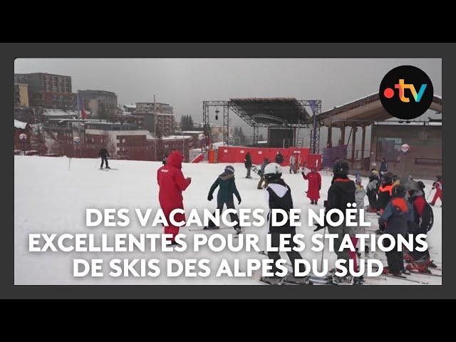 Des vacances de Noël excellentes pour les stations de skis des Alpes du Sud