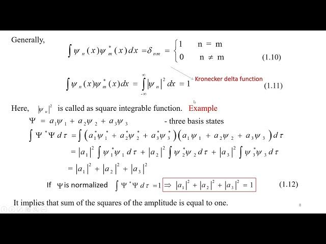 Quantum Mechanics made simple-notes .1 Interpretation (Physical significance) of wave function