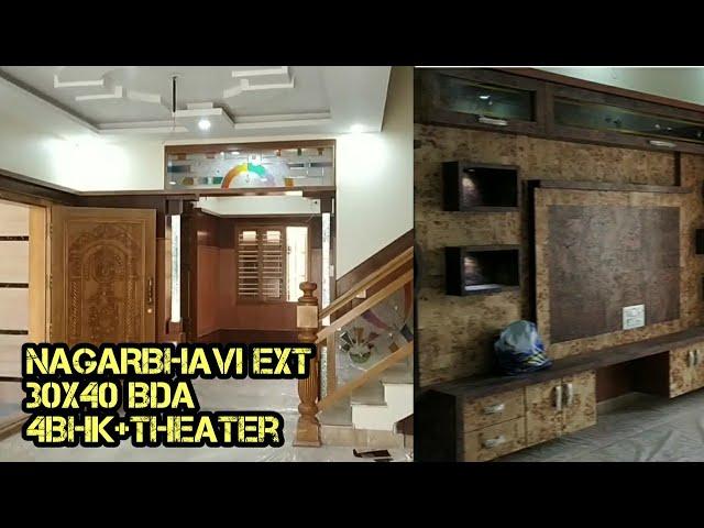 Nagarbhavi 30x40 New Home- 4BHK + Home Theater SOLd