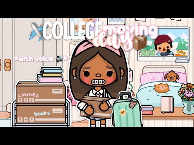 College Moving Day!  EP.1 || *with voice * || Toca Life World 