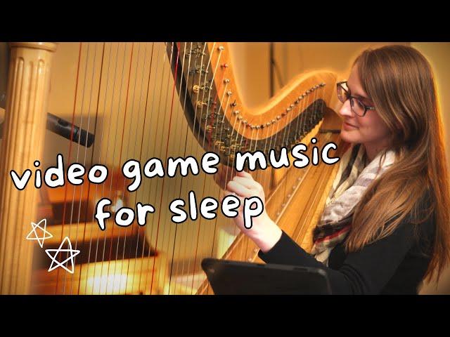 Classic Video Game Music for Sleep  17 minutes of relaxing harp music