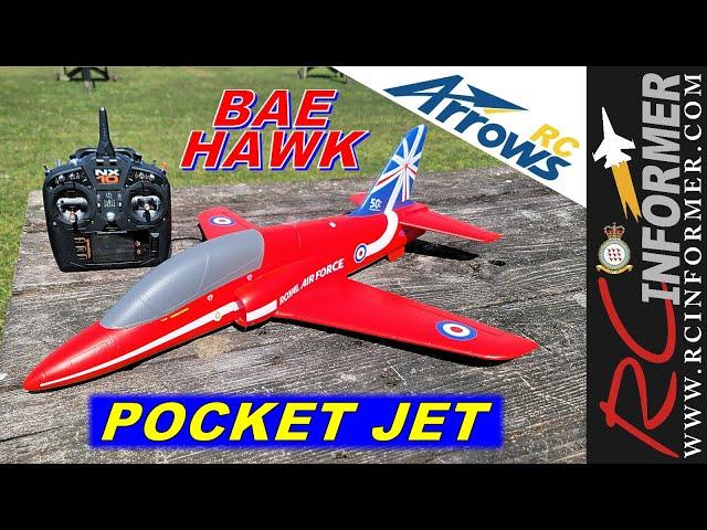 HOBBYZONE ARROWS RC BAE HAWK 50MM First Look fights By: RCINFORMER