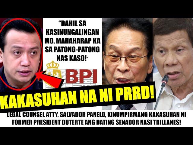 Matapos KUMPIRMAHIN ng BPI na HINDI TOTOO ang DR.UG M0NEY| PRES. DUTERTE KAKASUHAN NA si TRILLANES!?