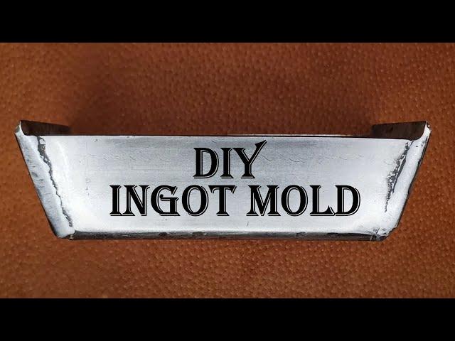 DIY Ingot Mold to Make Traditional Looking Ingot Bars for Metal Melting Hobby