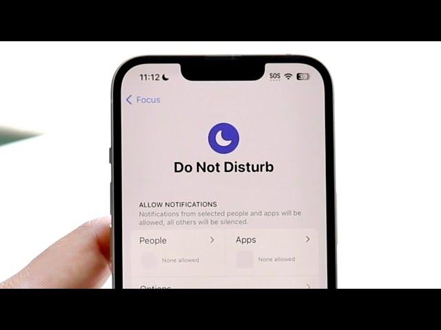 How To Turn On/Off Automatic Do Not Disturb Mode On iPhone! (2023)