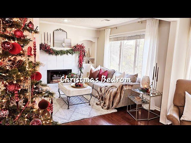 Elegant Christmas Bedroom Tour 2023 | Decorating Ideas