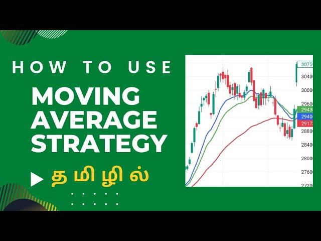 MOVING AVERAGE STRATEGY IN TAMIL | HOW TO USE MOVING AVERAGE | EXPONENTIAL MOVING AVERAGE | EMA ?