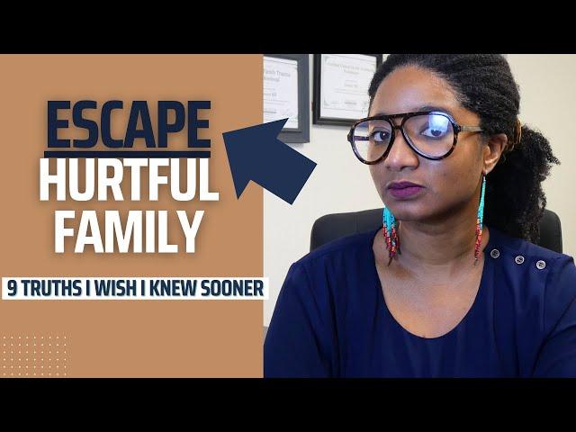 HOW TO GET AWAY FROM TOXIC FAMILY RELATIONSHIPS THAT HURT YOU || LIVE