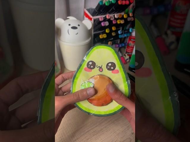 Vos yo make avocado paper squishy  #papersquishy #paperdiy #squishy #craft #crafts #cute
