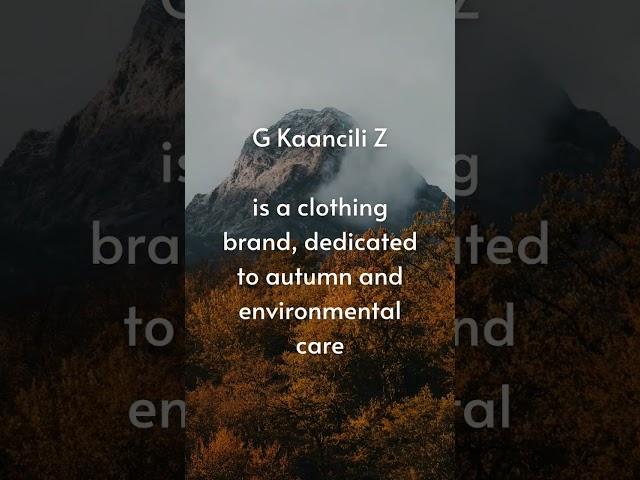 G kaancili Z - We are a clothing brand for men and women  #GkaanciliZ #clothingbrand #unitedstates