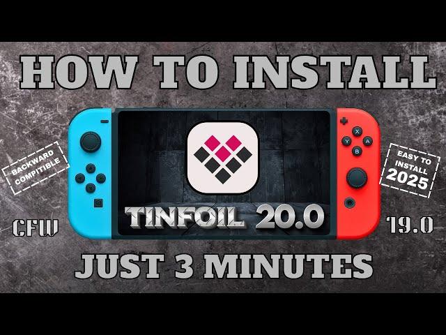 How To Install Tinfoil Ver 20 In Nintendo Switch Ver 19.0 in 3 Minutes 2025