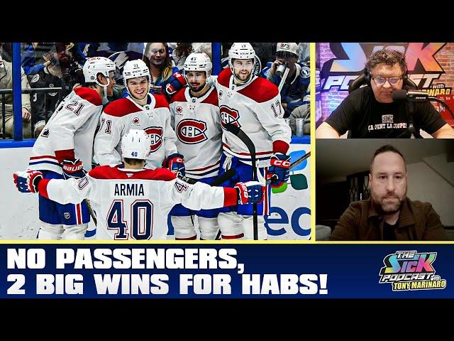 No Passengers, 2 Big Wins For Habs! | The Sick Podcast with Tony Marinaro December 30 2024