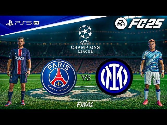 FC 25 - PSG vs Inter Milan - UEFA Champions League Final 2025 | PS5™ Pro [4K60]