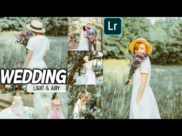 Wedding Preset - Light & Airy | Lightroom Mobile Presets Free Dng Xmp | How To Edit Light and Airy