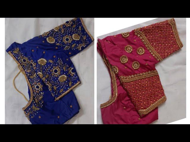 Beautiful maggam work designs #embroidery #maggamworkdesigns