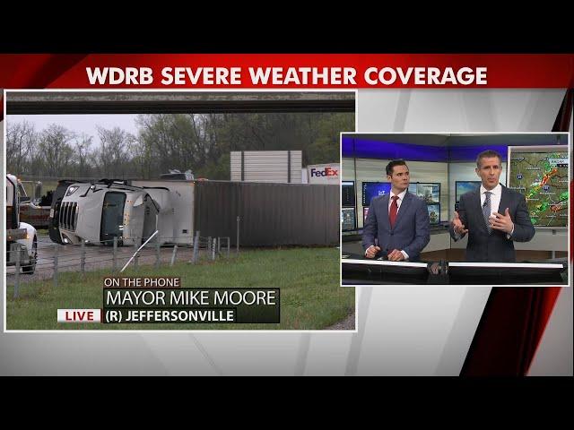 Jeffersonville Mayor Mike Moore shares storm damage update with  WDRB News