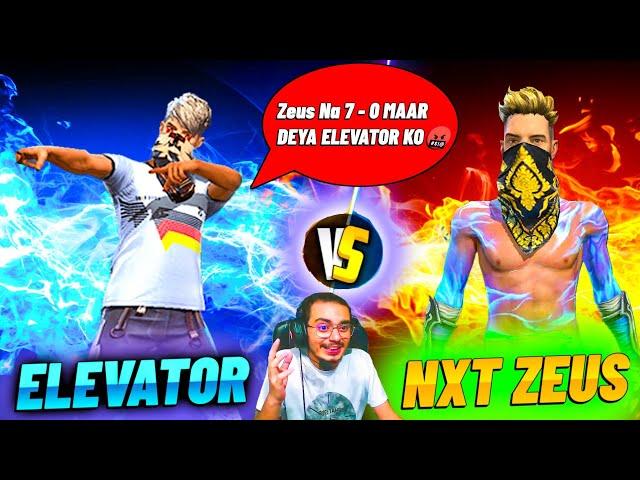 Nxt Zeus Defeat NG Elevator ?On Live Stream | Elevator FF  Vs Nxt Zeus  | Garena Free Fire