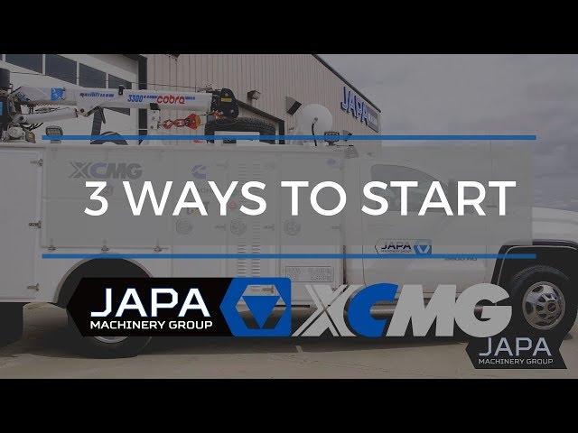 3 Ways To Start - JAPA Machinery Group | Heavy Equipment Edmonton, AB | 780-962-5272