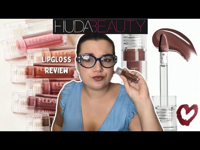 Huda Beauty faux filler lipgloss  : testing the fake lip filler