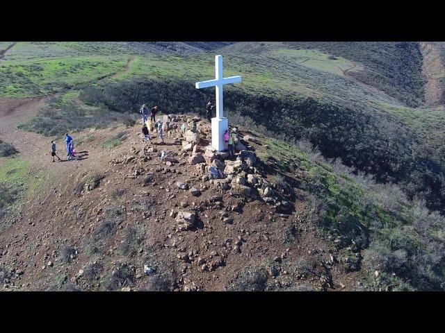 Hiking to the cross on Mt. McCoy and it's awesome history